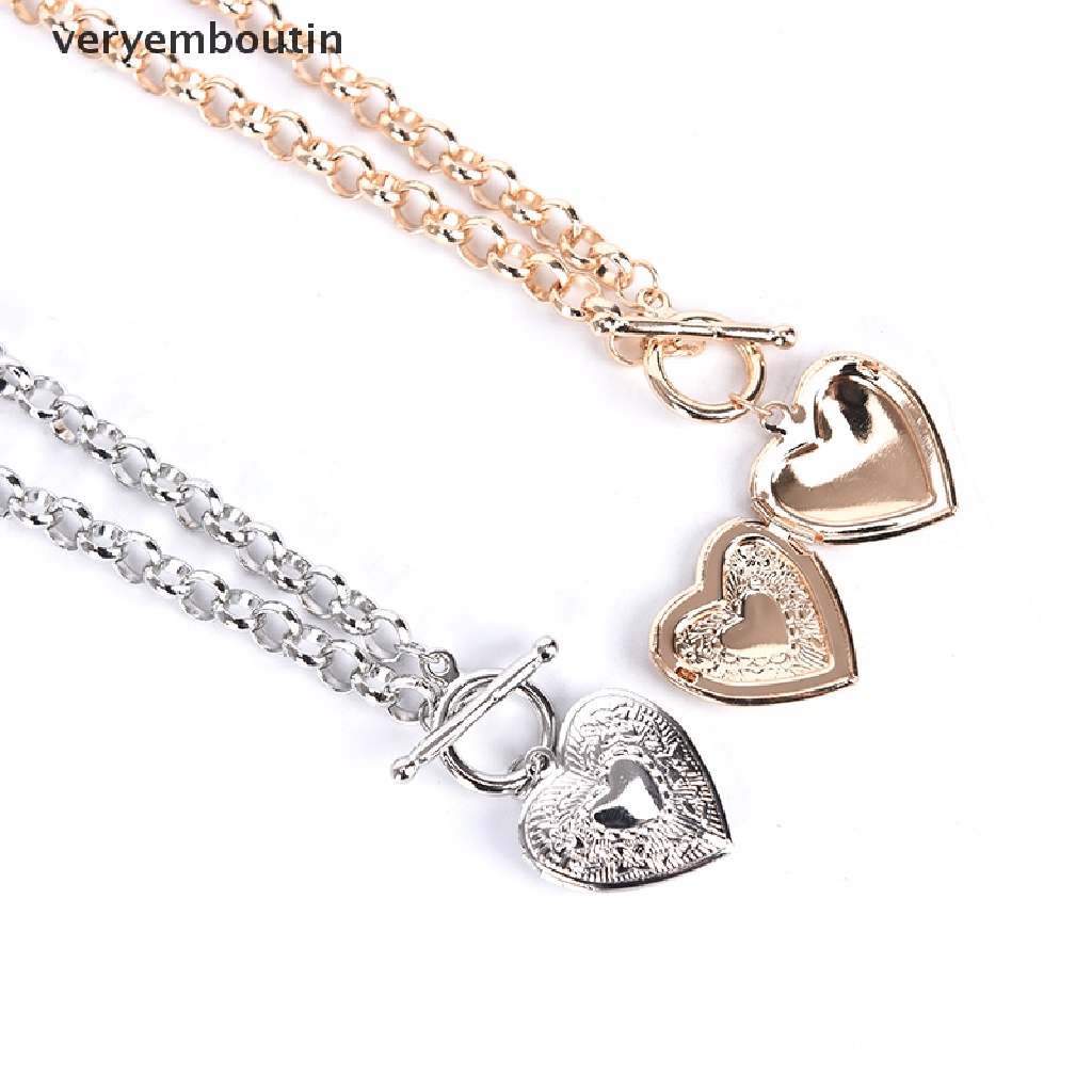 Vòng cổ Mặt Khung Ảnh Hình Trái Tim Thời Trang