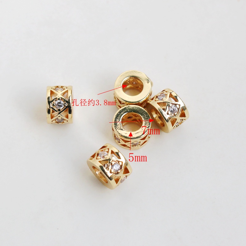 Bộ Hạt Đính Đá Zircon Hình Vuông 14K Nhiều Màu Sắc Làm Đồ Thủ Công diy