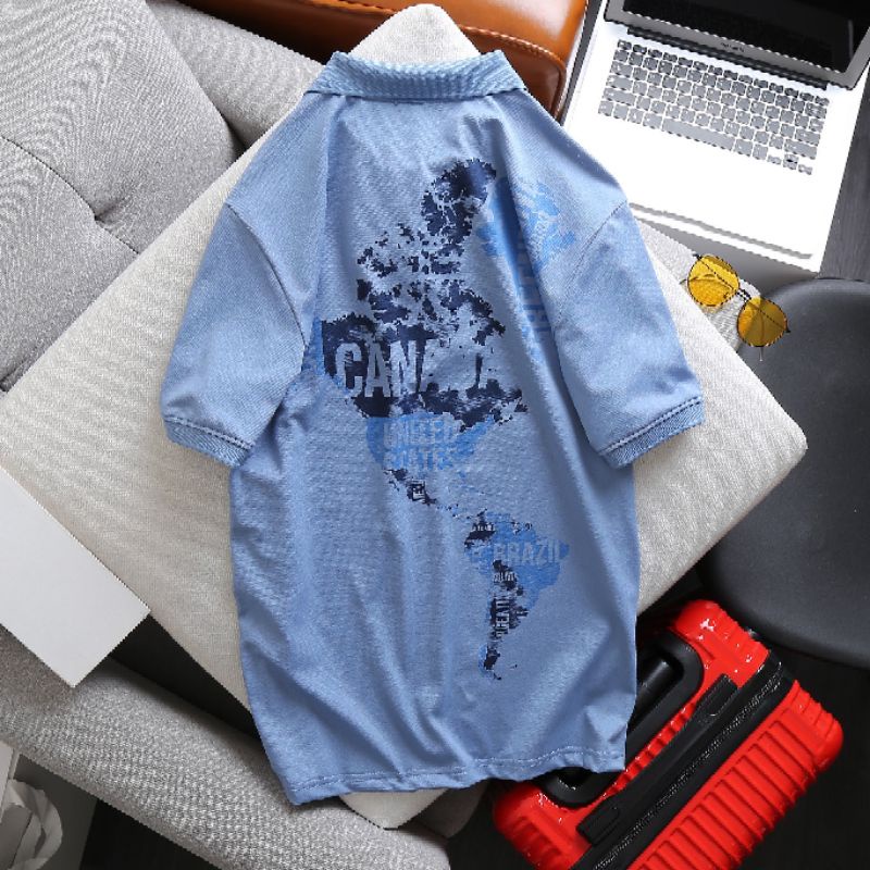 Áo thun bẻ Marc Russia nam