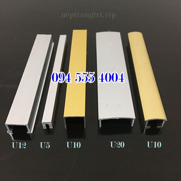 NẸP MÃU 10CM - NẸP NHÔM CHỮ U, NẸP TRANG TRÍ CHỮ U, NẸP NHÔM U, NẸP CHỈ U, NẸP NỘI THẤT U, NẸP TRANG TRÍ