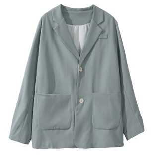 Áo khoác blazer unisex trơn [hàng order]