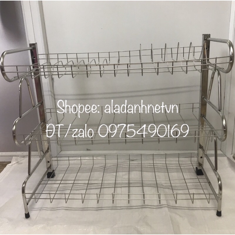 Trạn bát treo tường inox 2 tầng, 3 tầng, giá úp bát treo tường,biV