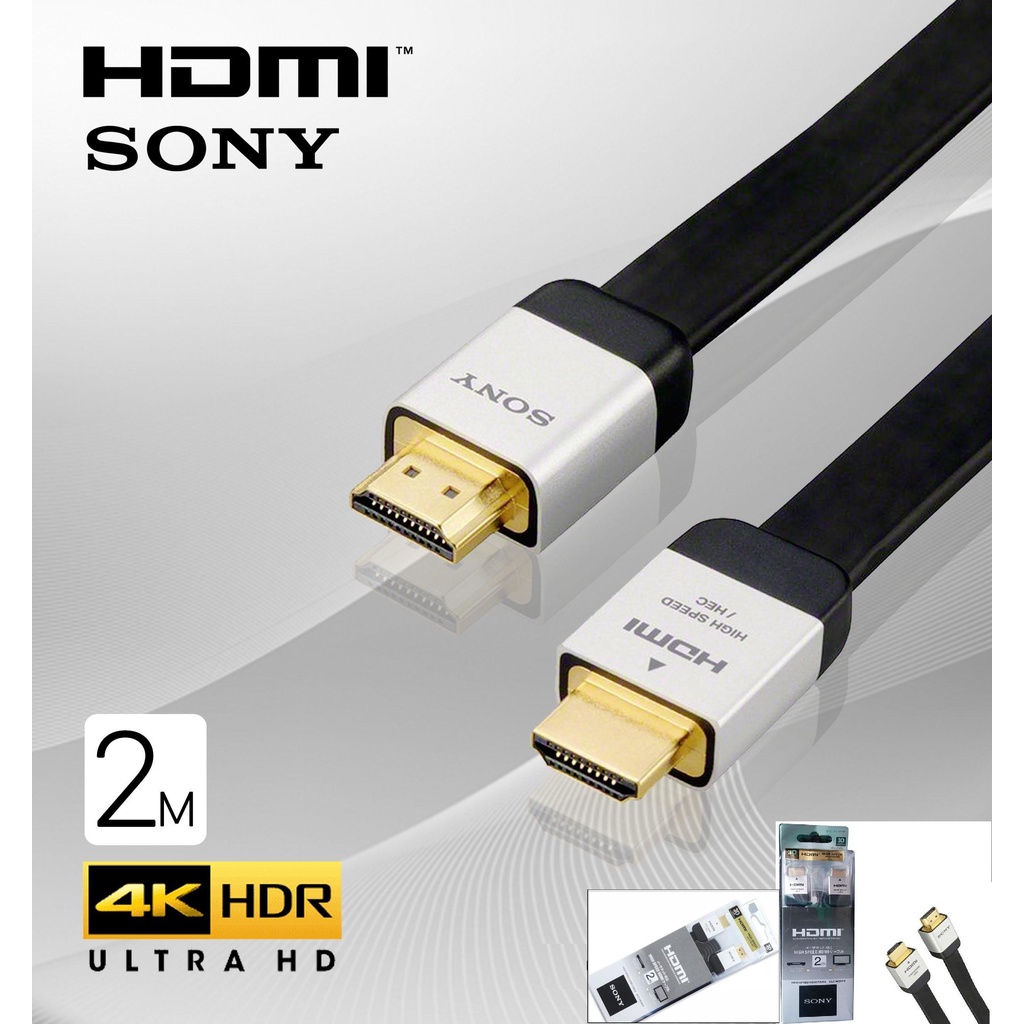 Cáp HDMI 2m Sony 4K loại xin chính hãng