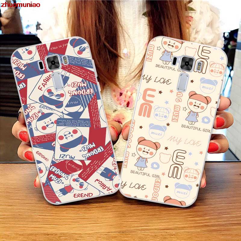 Ốp Điện Thoại Silicon Dẻo In Họa Tiết 3 Cho Asus Zenfone 2 3 4 Laser Selfie Max Pro Plus M1 M2 TGZXW