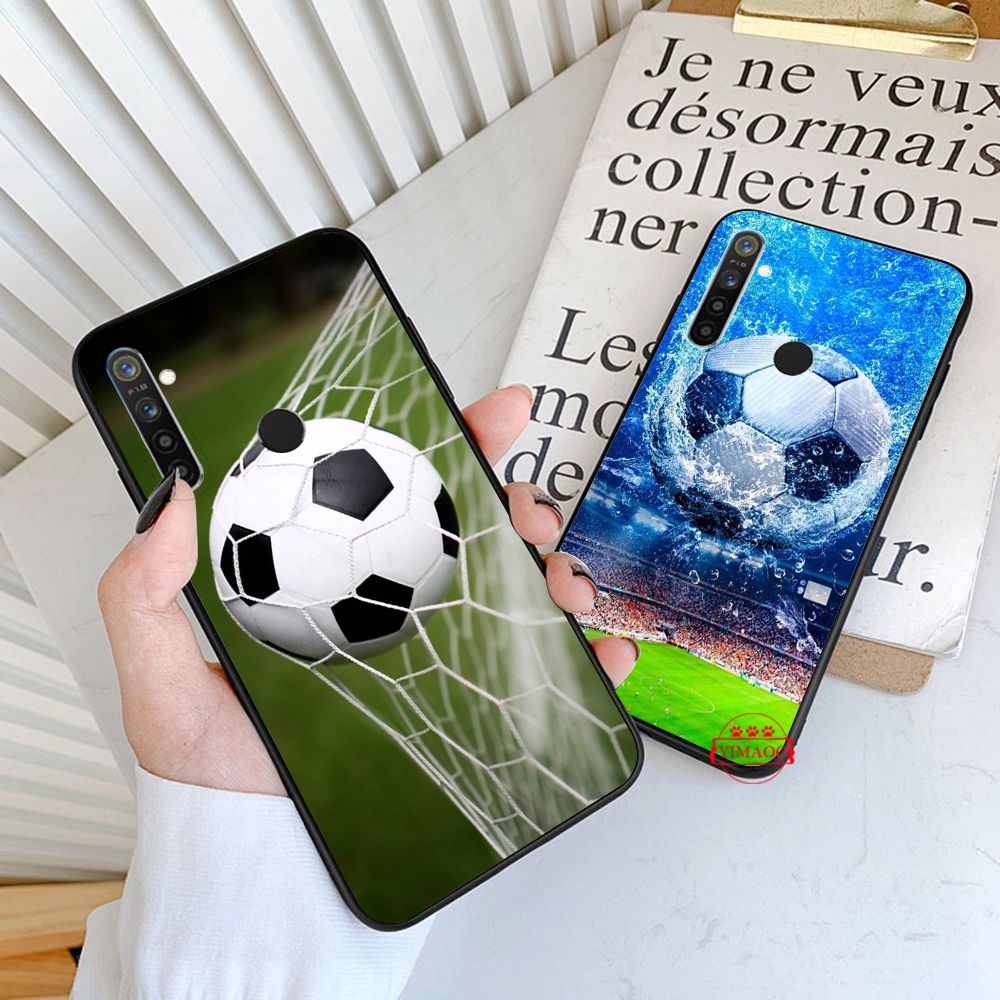 Ốp điện thoại mềm hình quả bóng đá bùng chúng dành cho OPPO A1K A5 A9 2020 Realme 2 A5 3 5 Pro X Lite | BigBuy360 - bigbuy360.vn