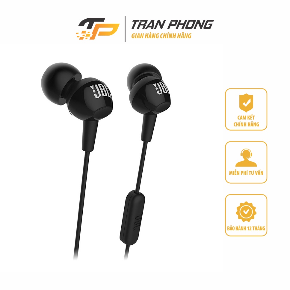 Tai Nghe Nhét Tai JBL C150SI - Hàng Chính Hãng