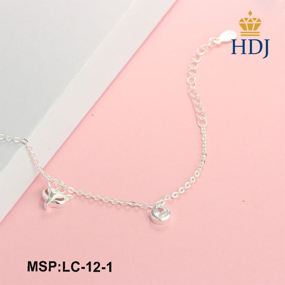 Lắc chân hồ ly bạc cho nữ đẹp trang sức cao cấp HDJ mã LC-12-1 hàng xuất khẩu | BigBuy360 - bigbuy360.vn