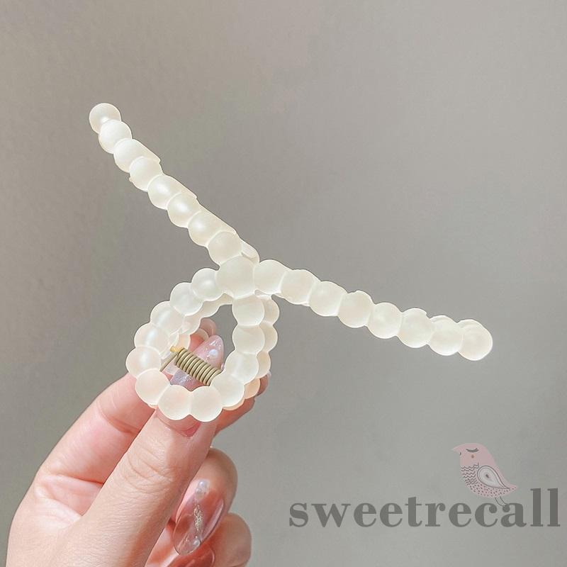 Kẹp tóc càng cua màu vàng/ trắng/ hồng/ xanh dương chống trượt cao cấp dành cho nữ