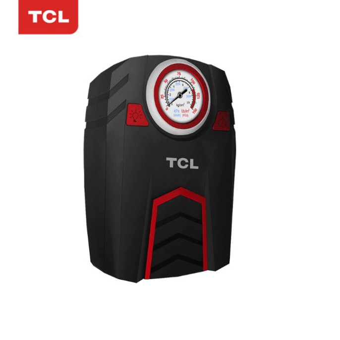 Sản phẩm Máy bơm lốp ô tô màn hình cơ thương hiệu TCL TD1 Công suất 120W, sử dụng nguồn tẩu 12V .