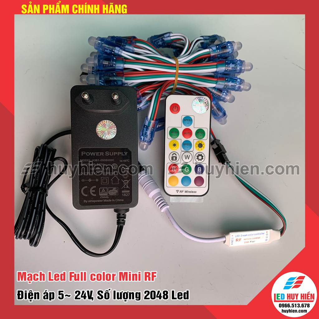 Mạch điều khiển led phun màu RF ic 1903, 2811 (RF full color) led dây, led cuộn | BigBuy360 - bigbuy360.vn