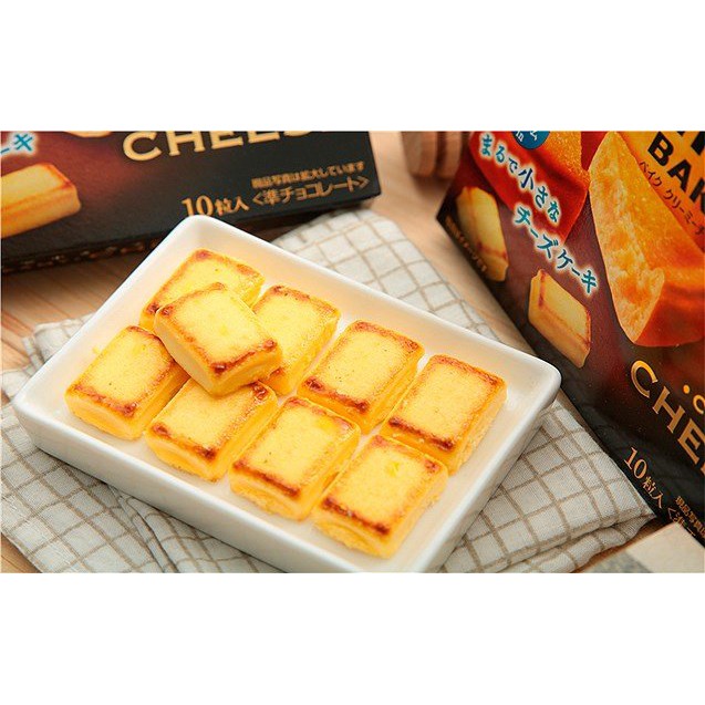 Bánh Morinaga BAKE Creamy Cheese vị Phomai nướng (45gr - 10 viên)