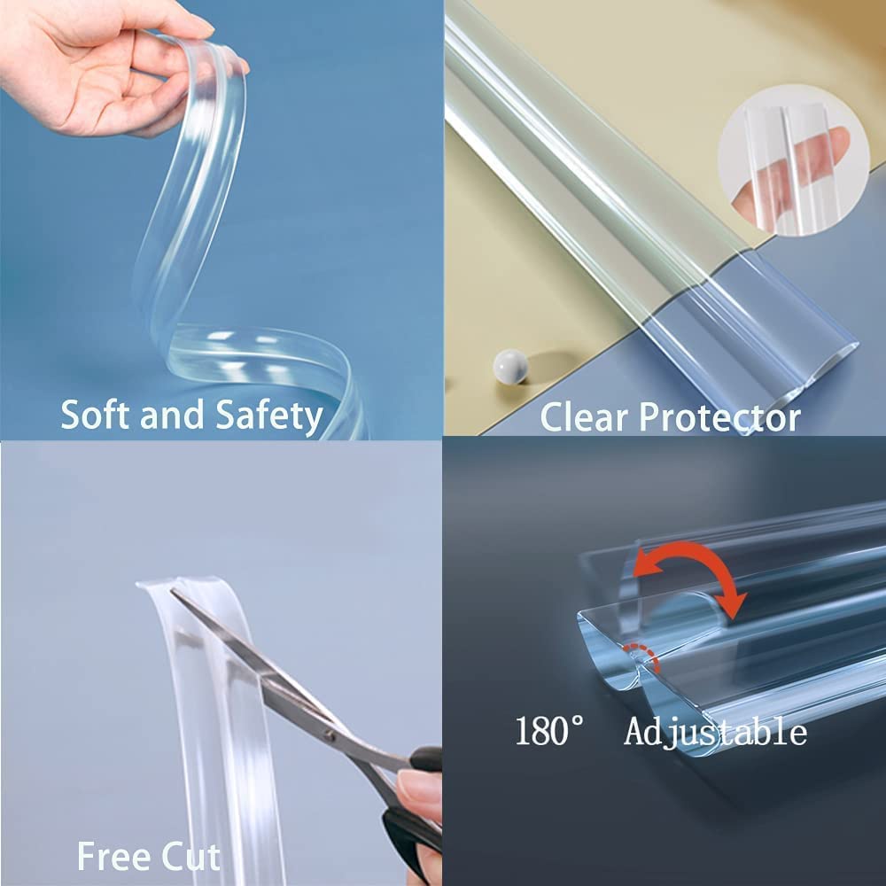 2m Dây Bọc Cạnh Bàn Trong Suốt Chống Va Chạm Bảo Vệ An Toàn Cho Bé