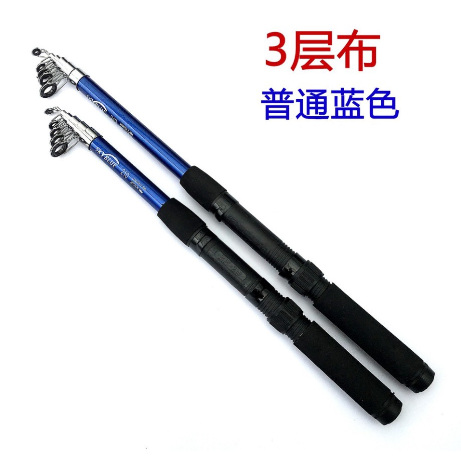 Cần Câu Cá 3 Lớp Vải 4 Lớp Carbon Thủy Tinh Thép Siêu Cứng Siêu Nhẹ