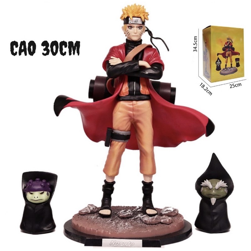 figgure naruto tặng kèm 2 linh vật/ mô hìn tượng naruto