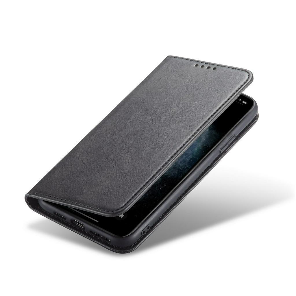 Bao da Realme C55, bao da nắm gập dạng ví, có nhiều ngăn để thẻ, may viền chắn chắn