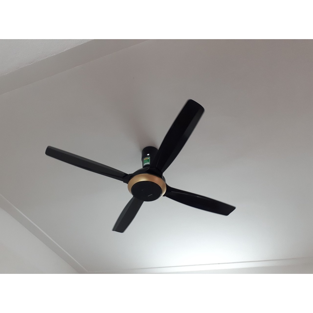 ✅ Hàng Chính Hãng✅ Quạt trần 4 cánh Panasonic F-56XPG (Màu Đen) - Remote