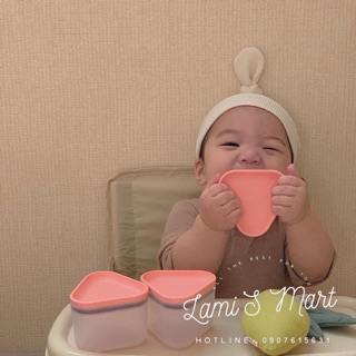 Set 3 hộp trữ thức ăn coconory