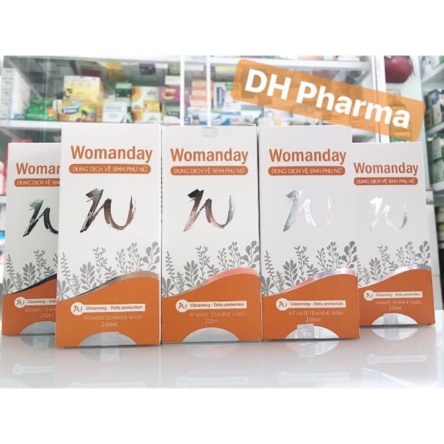 Dung dịch vệ sinh phụ nữ Womanday 200ml