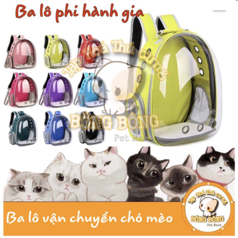 Balo phi hành gia - Balo vận chuyển chó mèo - Túi vận chuyển chó mèo