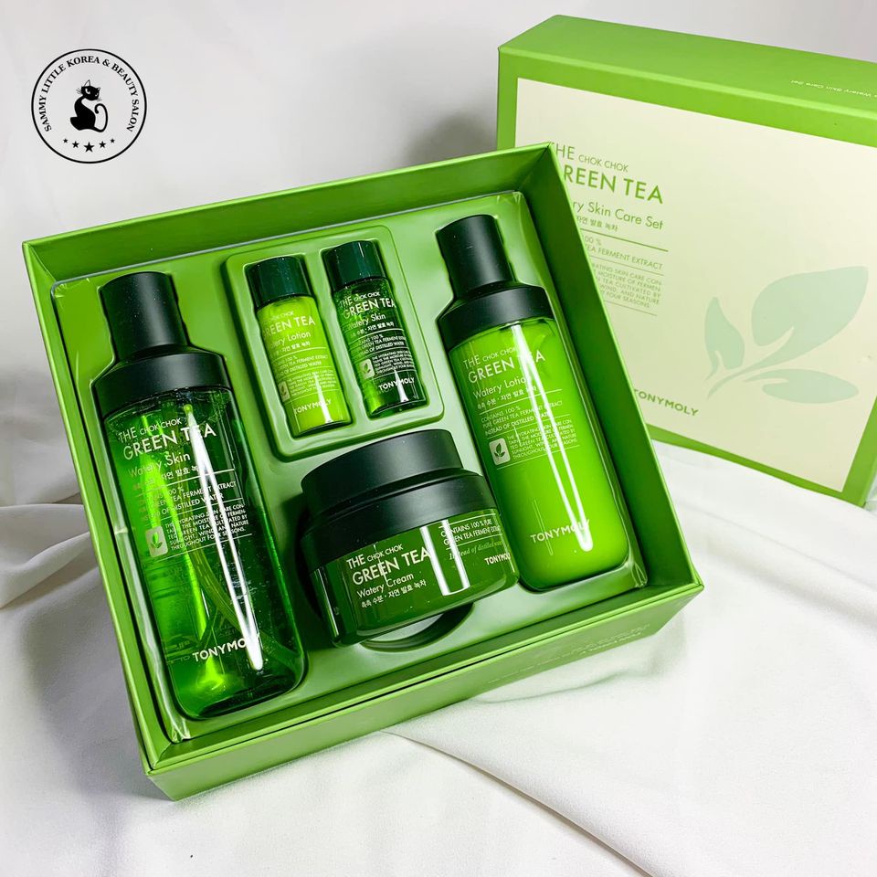 Set Tonymoly The Chock Chock Green Tea