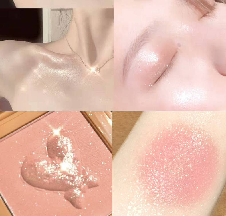 XIXI (Hàng Mới Về) Bảng Phấn Mắt / Má Hồng / Bắt Sáng Ánh Ngọc Trai Lấp Lánh Đa Năng | BigBuy360 - bigbuy360.vn