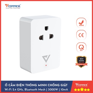 Ổ cắm điện thông minh chống giật Vconnex, công suất 3000W.