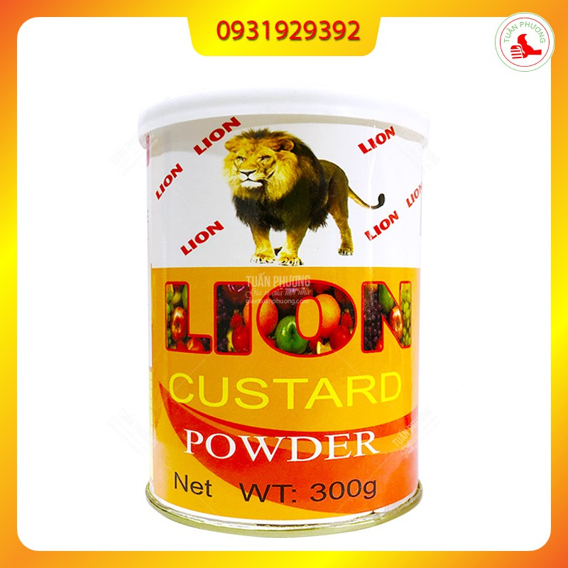 Bột Sư Tử Lion Custard Tuấn Phương 300g ( Hộp )