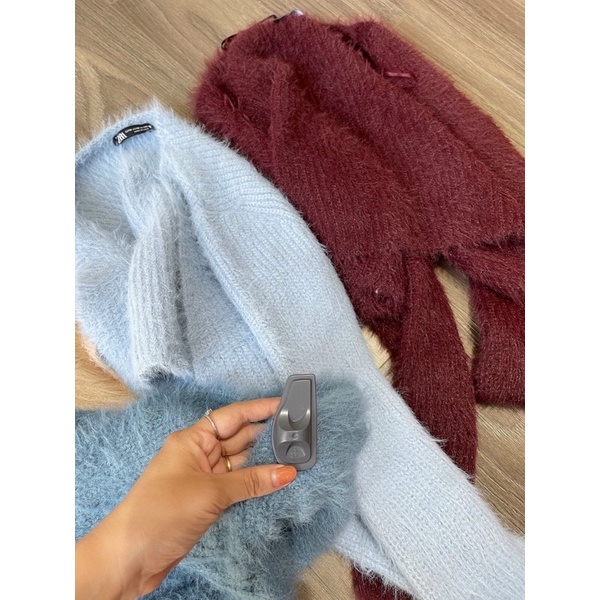 ÁO KHOÁC LÔNG CROPTOP CARDIGAN