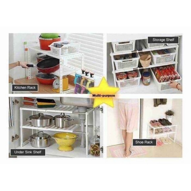 Kệ gầm bếp, kệ giày dép đa năng