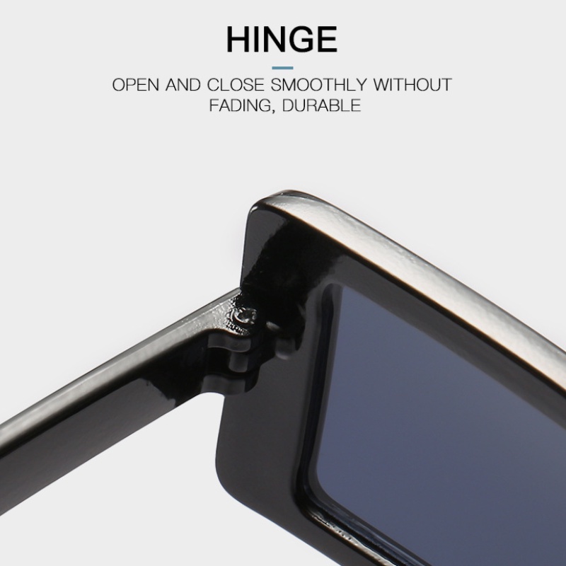 Kính mát gọng vuông chống tia UV400 thời trang sành điệu trẻ trung cho nam và nữ