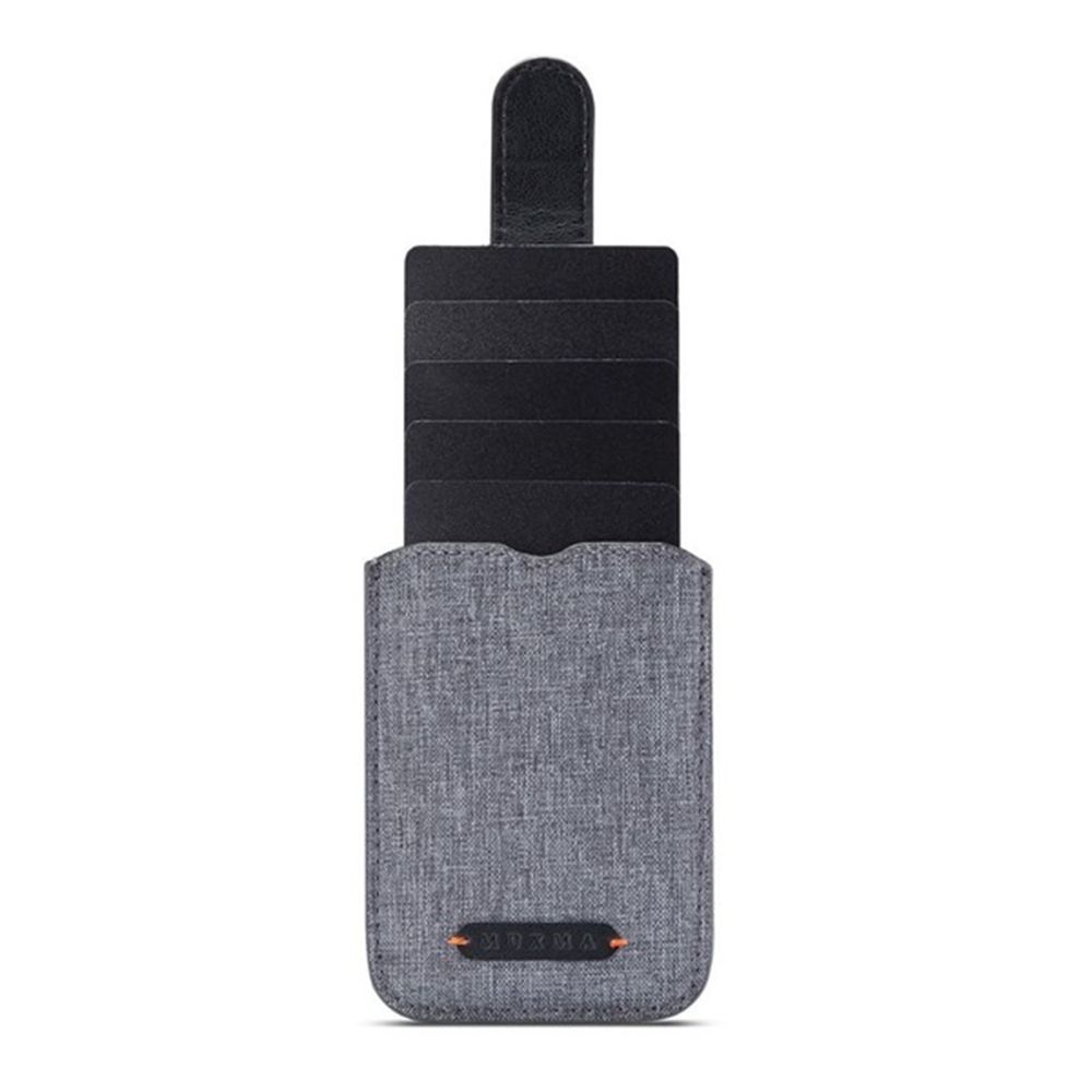 Túi đựng thẻ ngân hàng/ thẻ tín dụng bằng da PU canvas 5 RFID