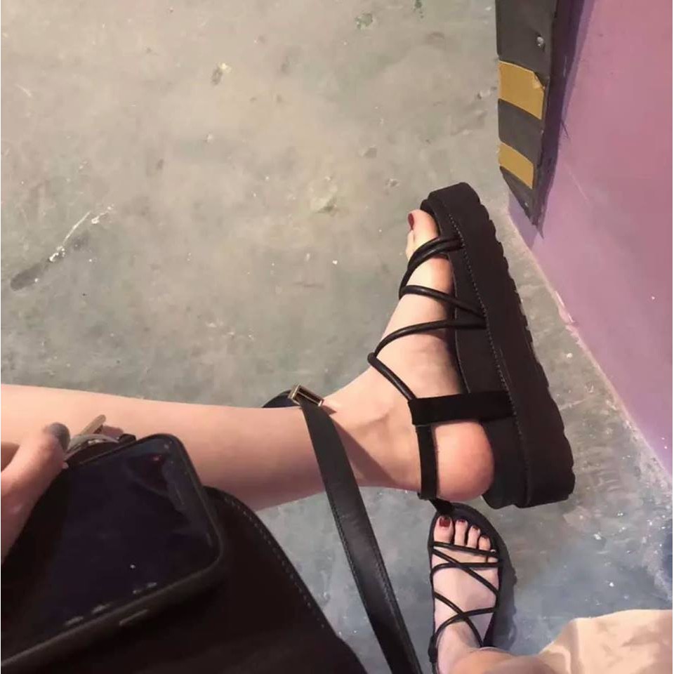 Sandal dây đế kếp siêu đẹp (kèm ảnh thật cuối)