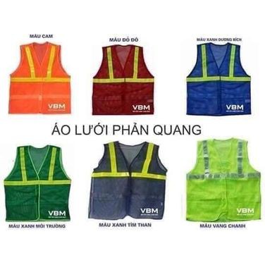 Áo gile lưới phản quang