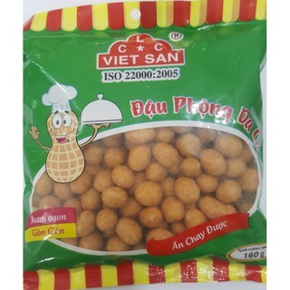 [Combo] Đậu Phộng Chiên Muối 200g, Lạc Rang Húng Lìu 200g, Đậu Phộng Chiên Tỏi Ớt 100G và Động Phộng Da Cá 160g Việt San