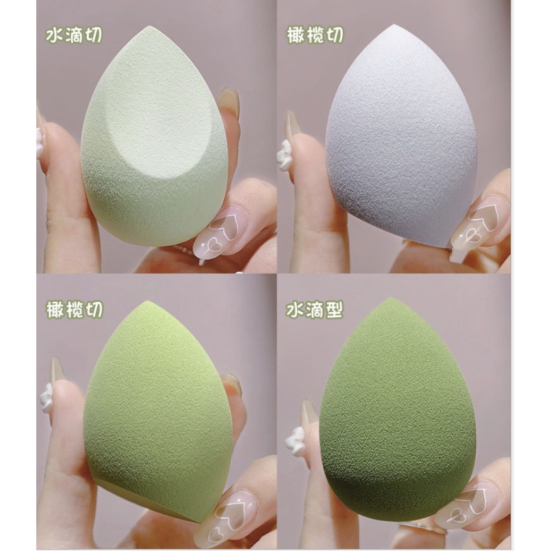 Mút Trang Điểm, Mút Tán Kem Nền, Cushion Phấn Nước 4 Trứng  Một Hộp  Có Thể Sử Dụng Tiện Lợi