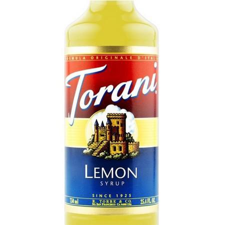 Syrup Torani Chai thủy tinh Hương Chanh Vàng (750ml) - Nhập khẩu Mỹ Torani Lime Syrup, Siro Chanh - pha chế trà, trà sữa