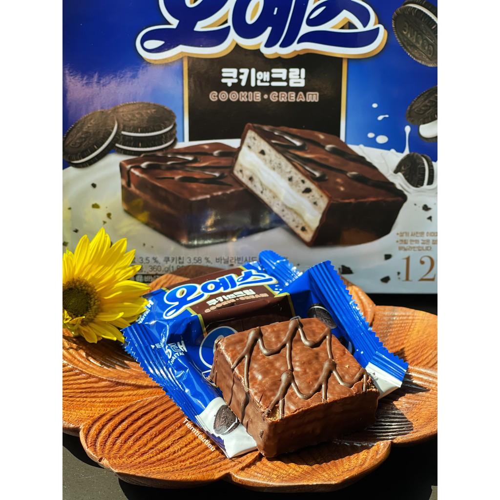 Bánh Oh Yes Cookies & Cream từ thương hiệu Haitai của Hàn Quốc:🍪 𝐇𝐚𝐢𝐭𝐚𝐢 𝐎𝐡 𝐘𝐞𝐬 𝐂𝐨𝐨𝐤𝐢𝐞 𝐀𝐧𝐝 𝐂𝐫𝐞𝐚𝐦 𝐂𝐚𝐤𝐞 🍪