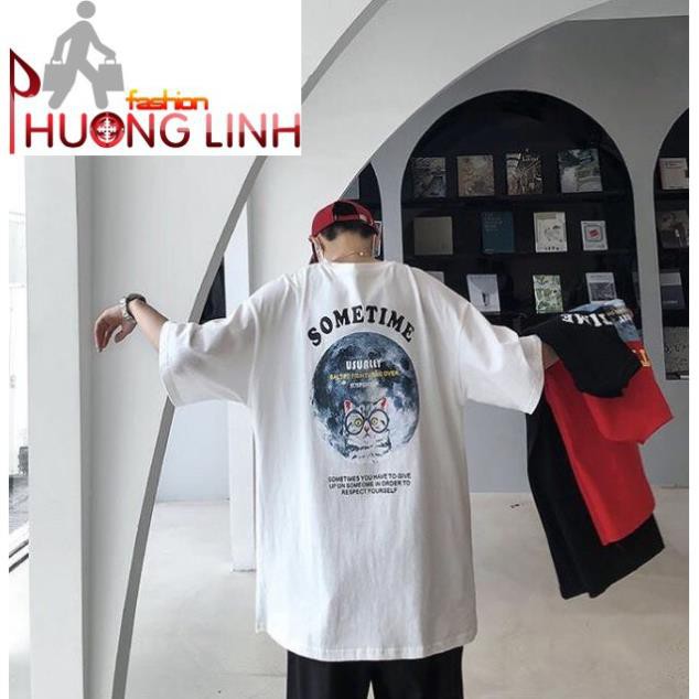 [Có video] Áo thun nam form rộng tay lỡ 65x46x23 (cm) - T shirt made in VietNam - Thời Trang Phương Ling - ms148  ྇