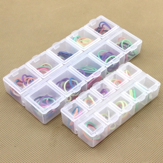 10 individual lattice plastic jewelry boxes