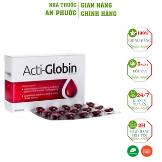 Sắt ACTI GLOBIN ⚡ CAM KẾT CHẤT LƯỢNG  ⚡  Bổ sung sắt bồi bổ sức khỏe ( 30 viên)