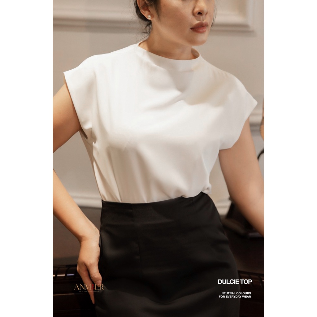 Dulcie Top - Áo lụa công sở - Anmier Thời Trang Thiết Kế Cao Cấp