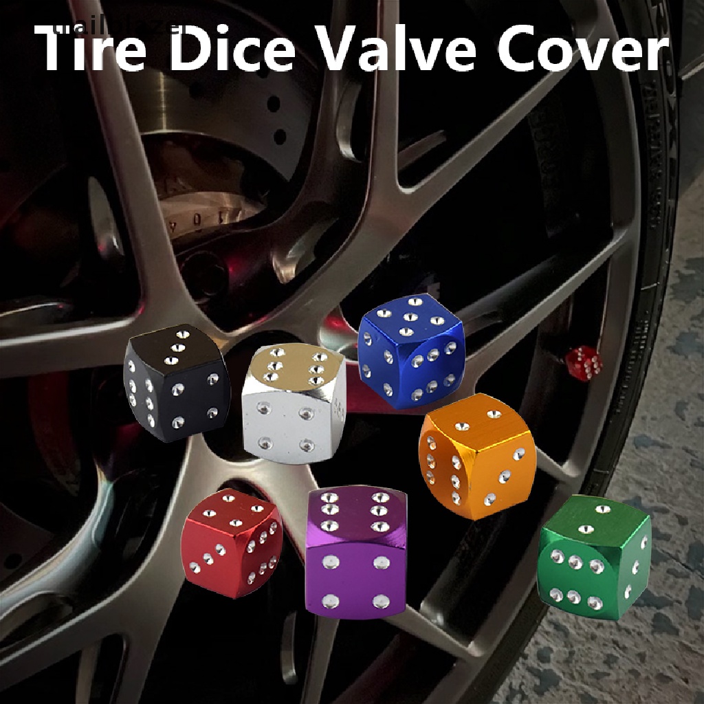 Nắp Van Bánh Xe Hơi / Xe Tải Hình Xúc Xắc Chống Bụi Bẩn Tiện Dụng