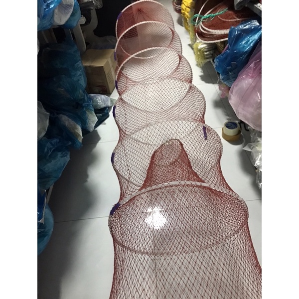 Lú đặc tôm Mắt lưới Đuôi 1,5p,mắt lưới miệng 2p. Miệng ngang 2m cao 1,2m, Lú dài 4m