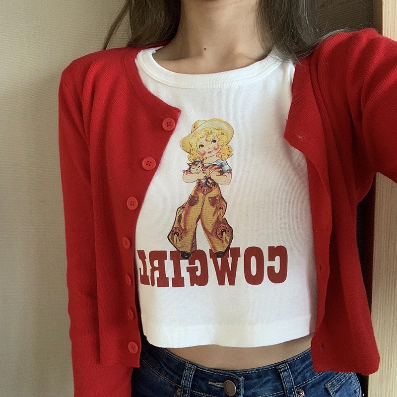 SUXI Áo Len Tay Dài Kiểu Dáng Retro Thời Trang Cho Nữ