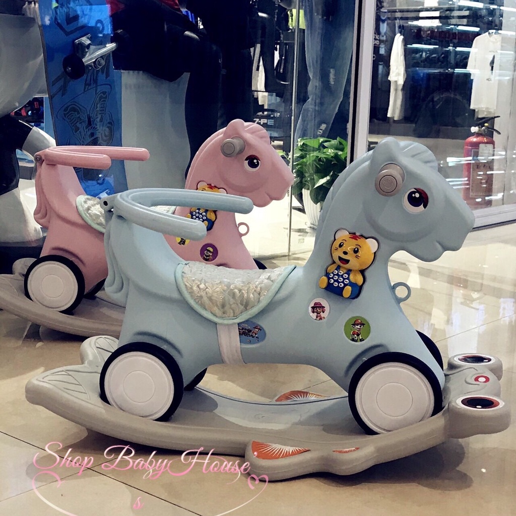 Ngựa Bập Bênh cho bé 3 in 1