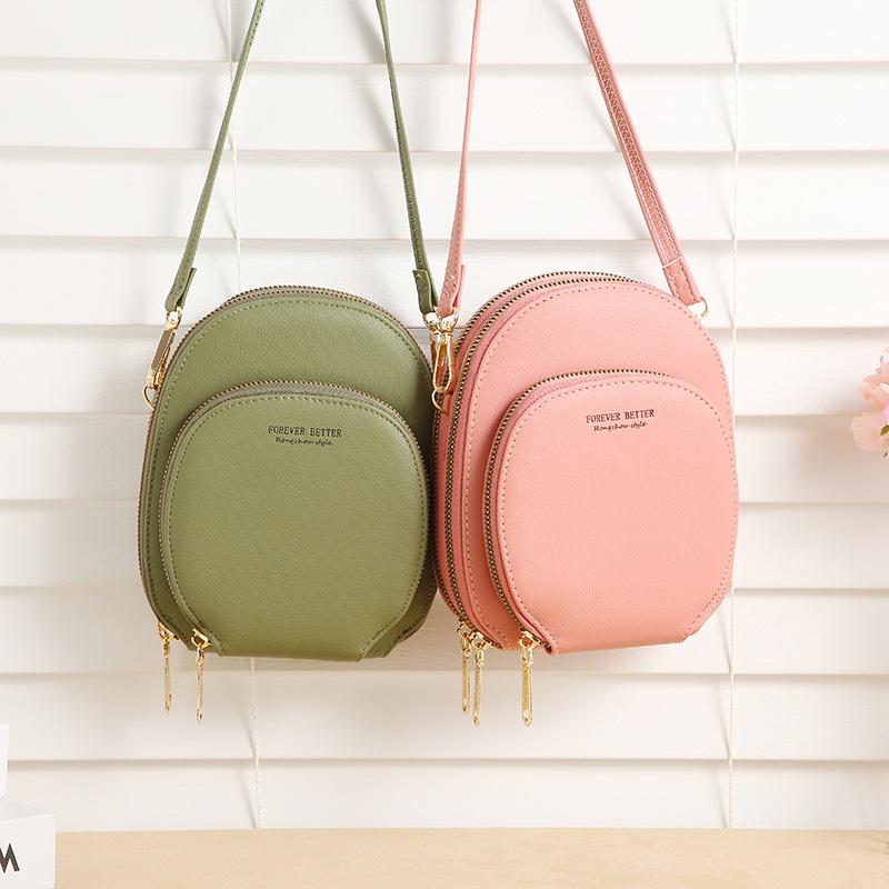 Túi Đeo Chéo Đựng Điện Thoại mini Sức Chứa Lớn Đa Năng Dành Cho Nữ