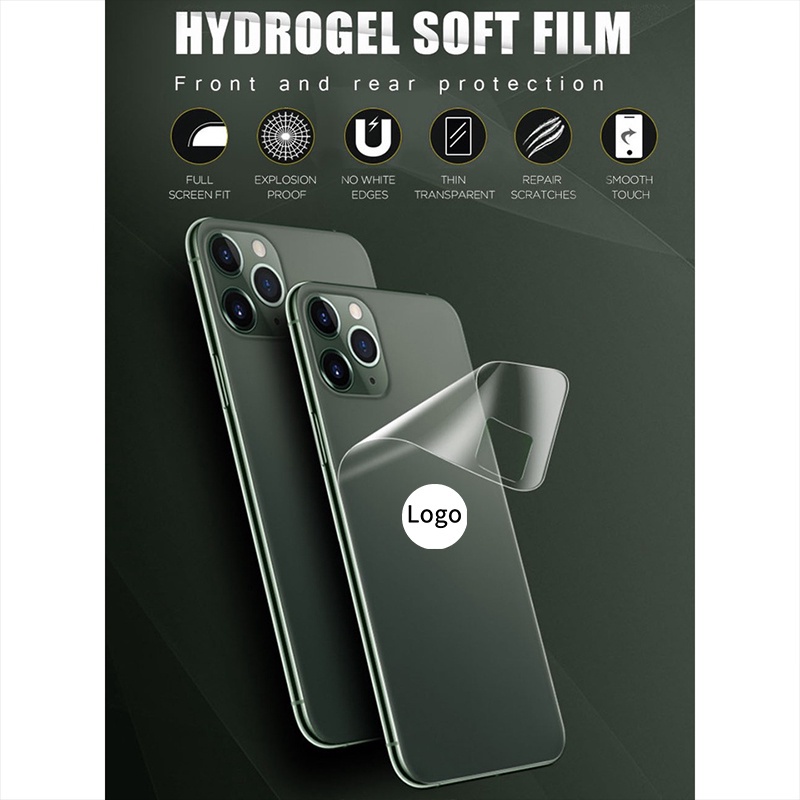 Kính Cường Lực Hydrogel Bảo Vệ Toàn Màn Hình Cho iPhone 11 12 13 Pro Max mini XR XS X 7 8 Plus