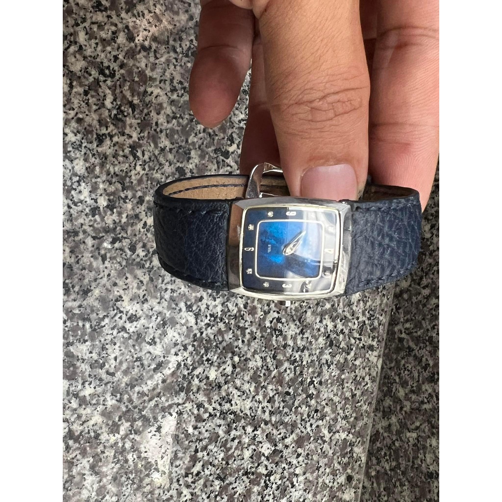 Đồng hồ nữ Skagen  chính hãng  đẹp 95%  mặt màu xanh ngọc  lên tay rất đẹp