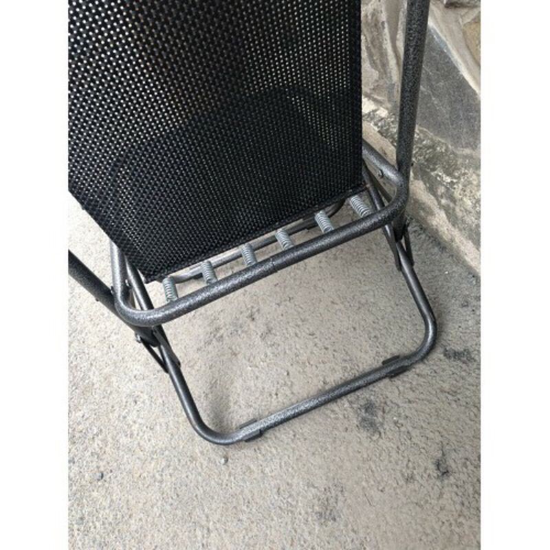 GHẾ LƯỚI XẾP GẬP Khung Sắt Tĩnh Điện Lưới Nhựa Dù Lò Xo cho Quán Trà Chanh, Cafe Vỉa Hè, Trà Sữa, Câu Cá