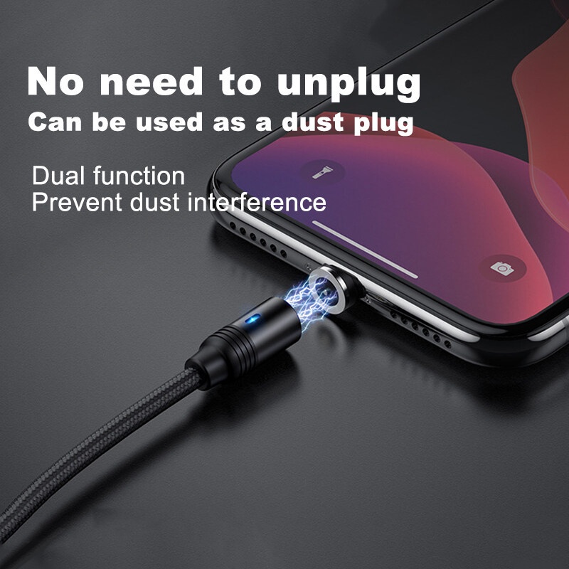 Dây cáp sạc HOCO U76 chính hãng dây nylon bện từ tính cổng micro usb type-c cho